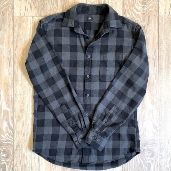 Uniqlo Tops - Uniqlo Plaid Flannel Shirt